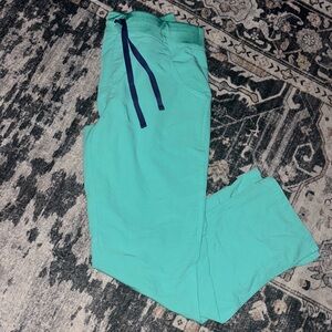 Fig teal Jogger Pants with Navy Drawstring